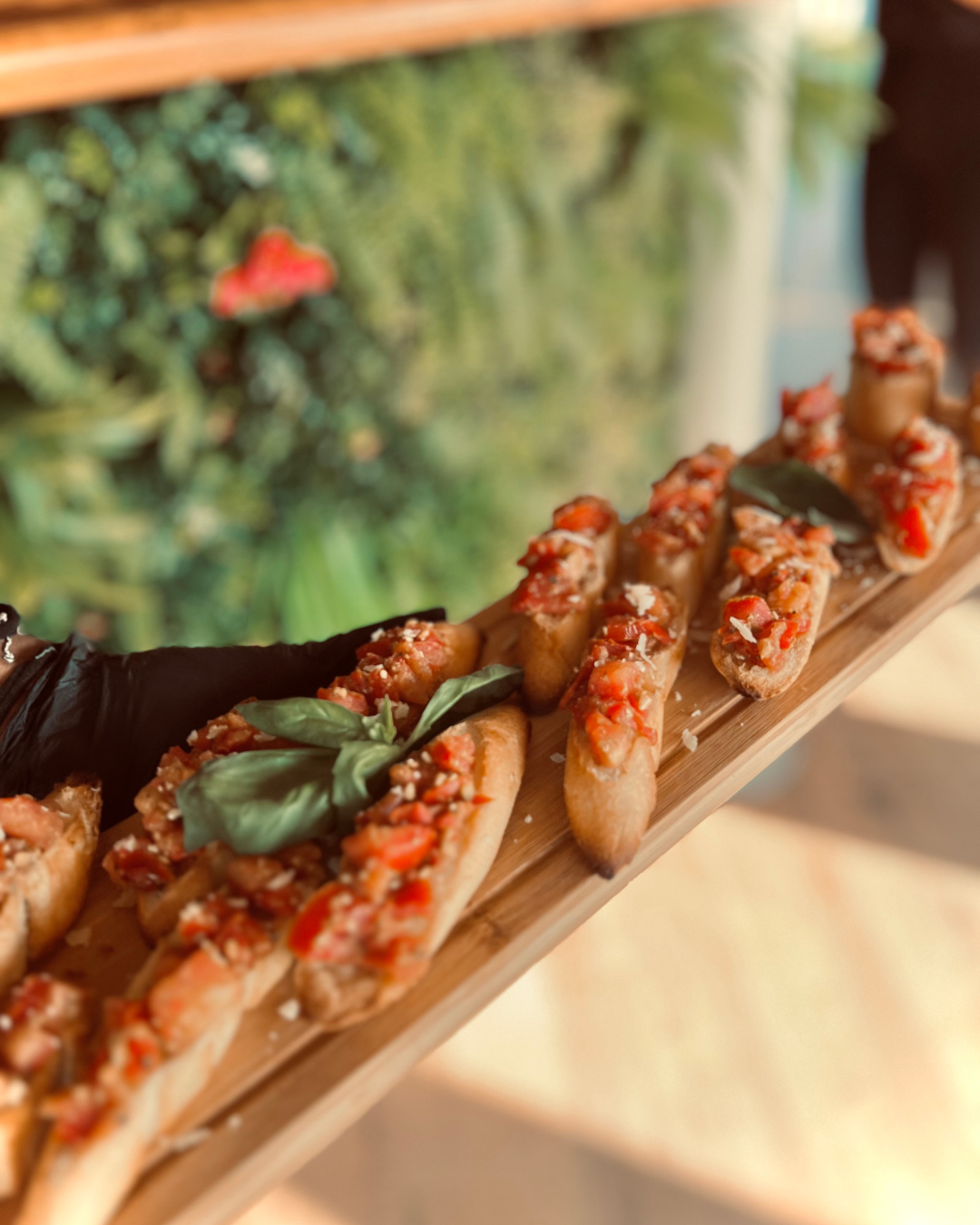 Bruschetta Apéro bei einem Event im Rooftop Aarau